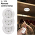 6 LED Light Set with Remote - Warm White for Cabinets & Displays