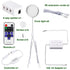 Linkable Under Cabinet LED Lighting 12V Dimmable Puck Lights Hardwired with Wireless RF Remote Control for Kitchen Mood Lighting(6 Lights, Warm White)