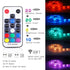 Mini Remote Controller for RGB Color LED Strip Lights, RF Dimmer for 12V DC LED Ribbon, LED Neon Sign, Wireless Remote Control for Dimmable 3528 5050 Under Cabinet Puck Lights(RGB)