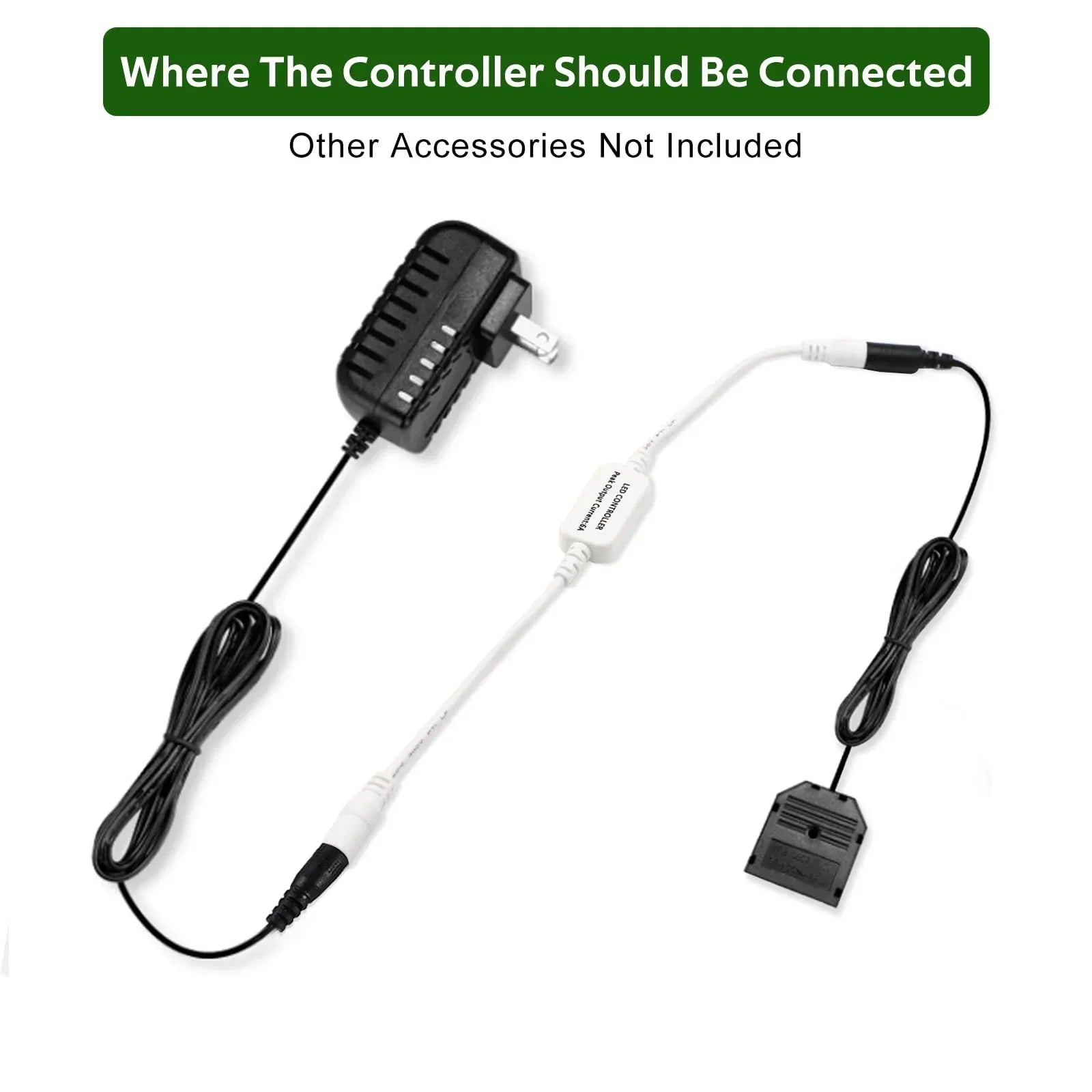 Updated Mini Remote Control for Single Color LED Strip Lights, RF Dimmer for 12V DC LED Ribbon, LED Neon Sign, Wireless Remote Control for Dimmable 3528 5050 Under Cabinet Puck Lights(Single Color)