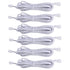 Extension Cables 9.84FT LED Under Cabinet Puck Lighting, 2-Pin Male and Female Cable Connector Extension Cords for Led Puck Lights with White Cords (6 Pack) 2-PIN ONLY