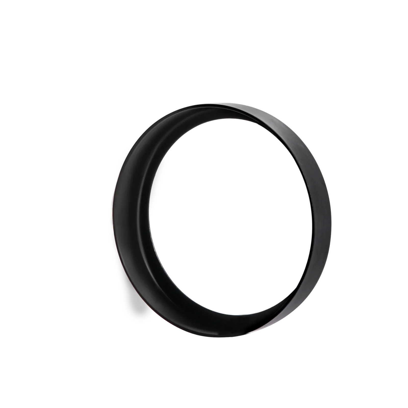 6 Pack GU10/MR16 Bulb Decorative Trim Rings, Heat Insulation Anti-Scald Protective Rings for Track Lighting, Snap-On Spring-Loaded Design (Matte Black)