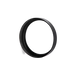 6 Pack GU10/MR16 Bulb Decorative Trim Rings, Heat Insulation Anti-Scald Protective Rings for Track Lighting, Snap-On Spring-Loaded Design (Matte Black)