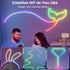 10m LED Neon Rope Lights RGB App Remote Control Music Sync IP67 Waterproof DIY