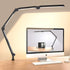 LED Desk Lamp,Foldable Table Lamp for Computer and Desktop,Flexible Clamp on Desk Lamps,Black Portable Desk Lamp for Home Office Reading,Working,Computer Desk,Study Lamp for Kids
