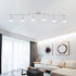 Kitchen Lights, 6-Light Ceiling Lighting Kits, Swivelling Ceiling Spotlight for Bedroom, Kitchen and Living Room(GU10 LED Bulbs not Included) (Brush Nickel)