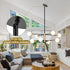 Sputnik Chandelier 8‑Light – Gold Mid‑Century Adjustable Ceiling Light