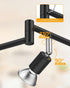 Aiboo 8-Light LED Track Lighting Kit, Swing Arm, GU10, Matte Black Finish