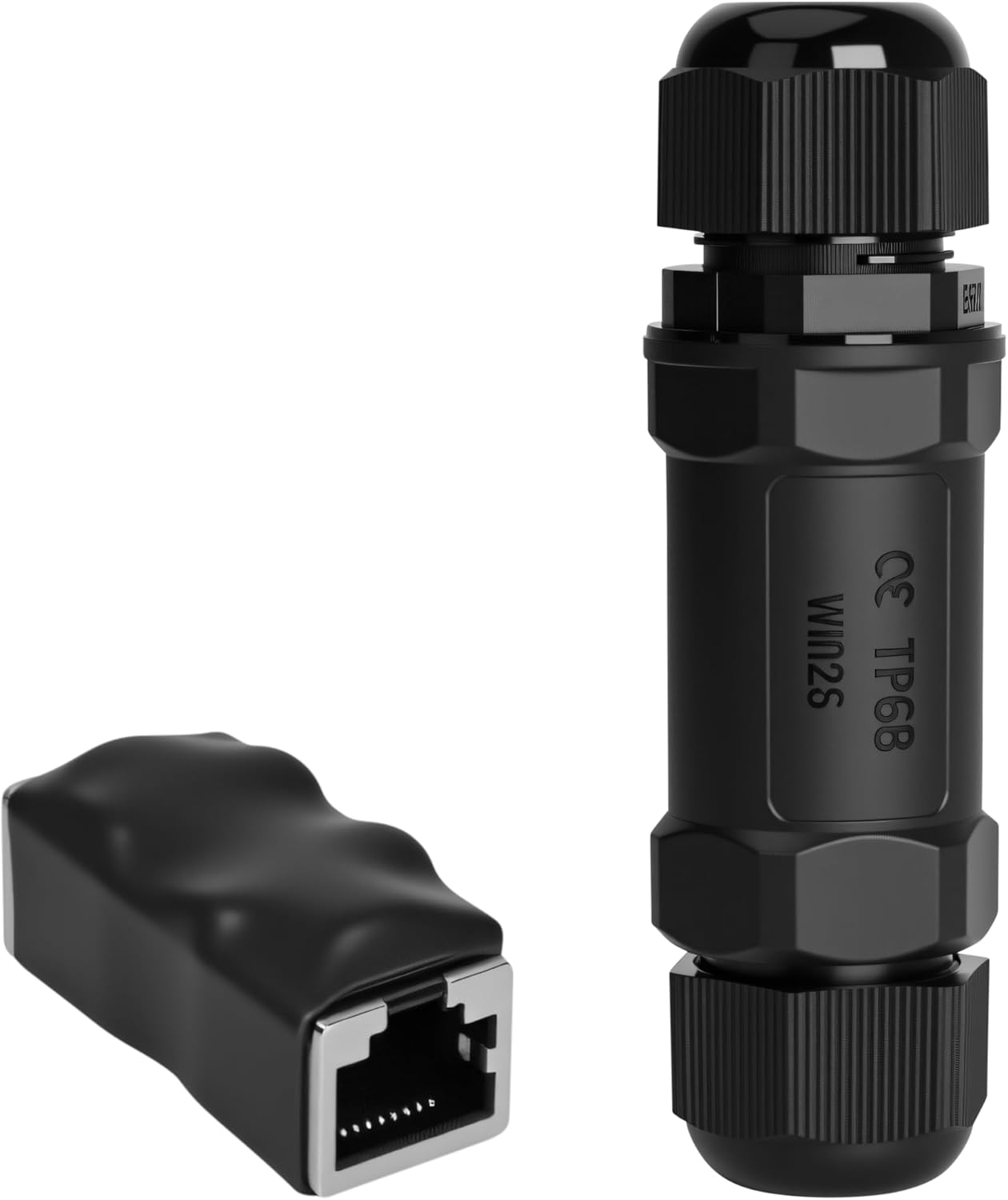 Starlink Coupler  for Starlink Cable/Cat7/Cat6/Cat5E/Cat5 Network LAN Cable Extender IP68 Waterproof (PoE Supported)