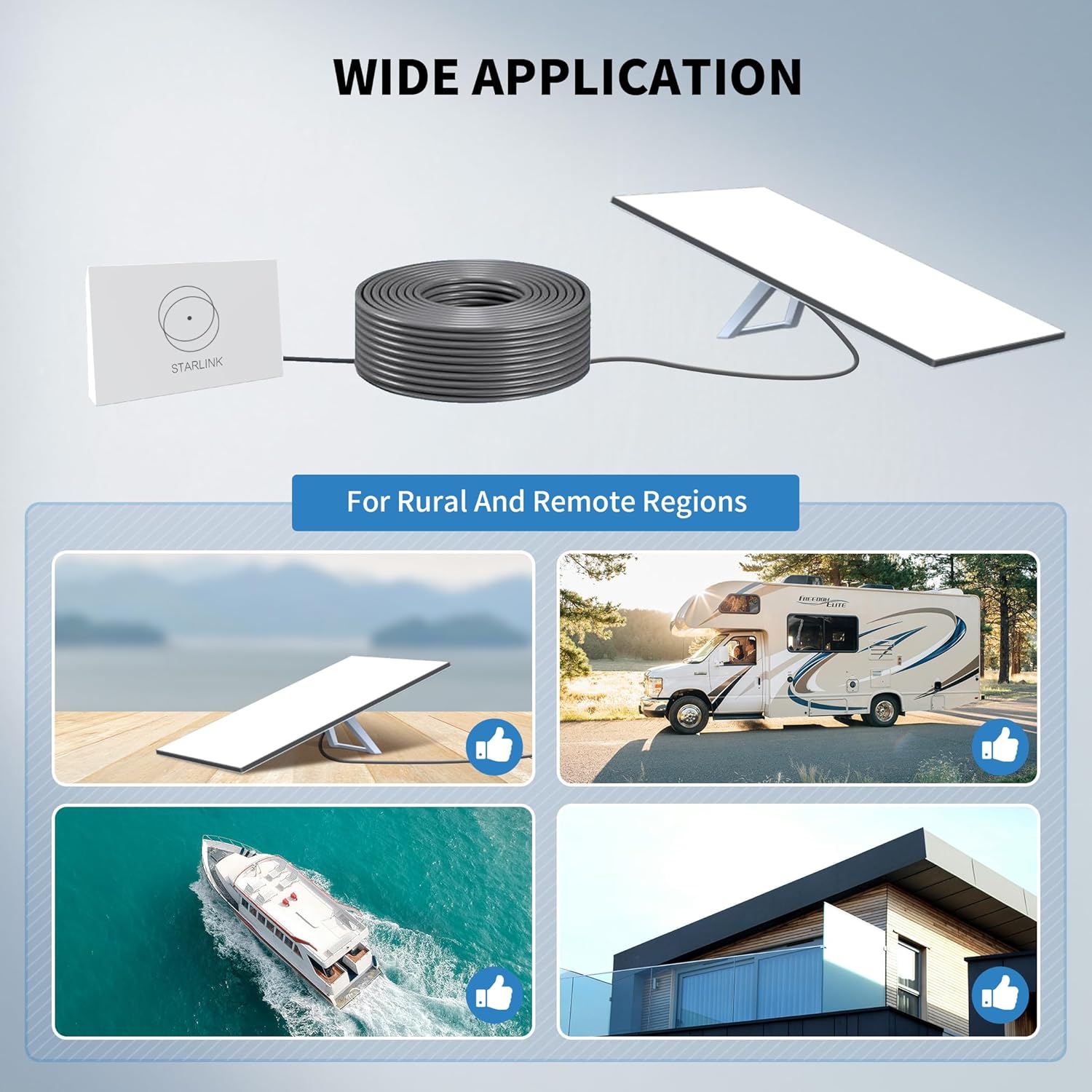 100FT/ 30M Starlink Gen 3 Cable for Starlink Standard Generation 3