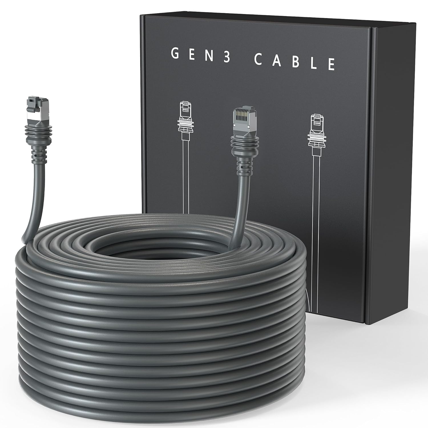 Starlink Gen 3 Cable 24AWG  Waterproof  (150FT)