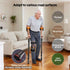 Pair of Adjustable Forearm Crutches for Adults, Lightweight Portable Walking Crutches with Spring Cushioning Design, Black