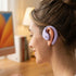 Open Ear Wireless Headphones Earphones Bluetooth 5.4 On Ear Sport Gym Earbuds-Black