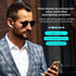 Wireless Bluetooth 5.3 Earpiece Single-Ear Headset Hands-Free Earphones in Mic