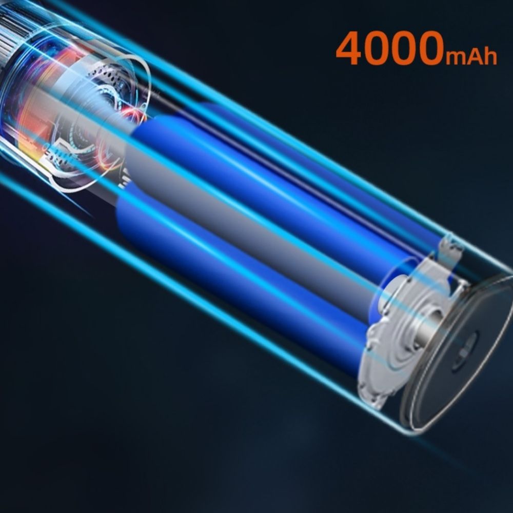 Portable Vacuum 4000mAh Rechargeable Home Car Wet Dry Handheld Cordless Cleaner