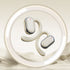 Bluetooth 5.3 Wireless Earbuds Deep Bass Over Ear - Beige