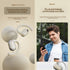 Bluetooth 5.3 Wireless Earbuds Deep Bass Over Ear - Beige