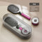 Air Cushion Massage Hair Brush Set with Wall Mount Holder Base - Pink