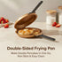 Double Sided Pancake Maker Flip Pan Non-Stick Omelette Egg Frying Pan 15cm