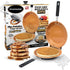 Double Sided Pancake Maker Flip Pan Non-Stick Omelette Egg Frying Pan 15cm