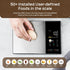 Smart Digital Food Kitchen Scale with Nutritional Calculator, On-Screen Nutrient Info, Free App for Calorie & Macro Tracking, AI Scan, Personal Goals, for Weight Loss and Keto, 11lb/5kg