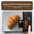 Smart Digital Food Kitchen Scale with Nutritional Calculator, On-Screen Nutrient Info, Free App for Calorie & Macro Tracking, AI Scan, Personal Goals, for Weight Loss and Keto, 11lb/5kg