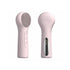 Silicone Facial Cleansing Brush Sonic Vibration Heating Waterproof Rechargeable-PINK
