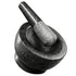 Granite Mortar and Pestle Set 480ml Heavy Duty Stone Spice Grinder Dark Grey
