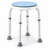 Bath Stool for Seniors, Swivel Seat & Non-Slip Height-Adjustable Round Shower Bench, Rotating Design, for Seniors Elderly, 125kg Capacity