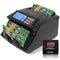 Automatic Money Counter Machine For Australian Banknotes With UV/MG/IR Counterfeit Detection, High-Speed Counting & Digital Display 25.3x30.3x19.5cm