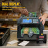 Automatic Money Counter Machine For Australian Banknotes With UV/MG/IR Counterfeit Detection, High-Speed Counting & Digital Display 25.3x30.3x19.5cm