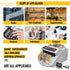 Automatic AUD Money Counter Machine with UV/MG/IR Detection, High-Speed Banknote Counter & Digital Display(29.2x24.6x17.8cm)