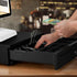 Heavy Duty Metal Cash Drawer, 5 Note&6 Coin Trays,Black(40.5x42x11.2cm)