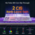 Dual CIS Money Counter with Counterfeit Detection, Mixed Value Bill Counter, 14 Currency Cash Counting Machine with Serial Number Reading, UV MG IR MT Detection, 3.5" TFT Display, AUD USD EUR GBP CNY