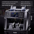 Dual CIS Money Counter with Counterfeit Detection, Mixed Value Bill Counter, 14 Currency Cash Counting Machine with Serial Number Reading, UV MG IR MT Detection, 3.5" TFT Display, AUD USD EUR GBP CNY