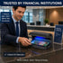 365nm UV Money Detector with Auto Sensor, Counterfeit Currency Verifier, Banknote & Document Checker for AUD, USD, EUR, GBP, CNY & More