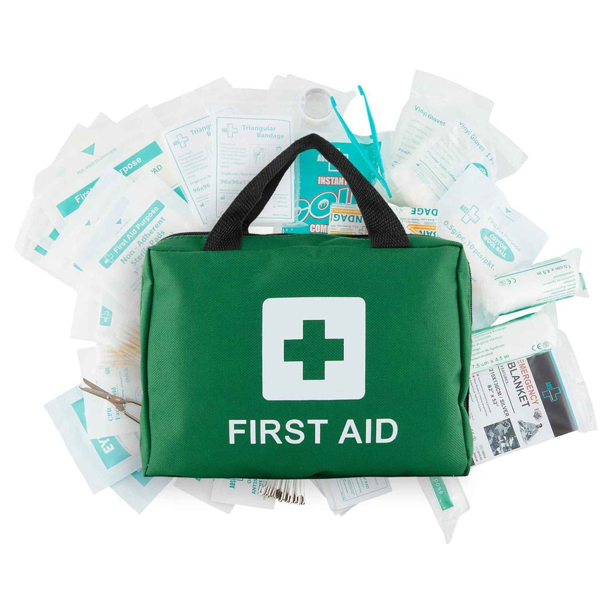 630-Pcs Deluxe Emergency First Aid Kit – ARTG Registered Australian Standard Medical Survival Bag for Home, Office, Car, Camping & Travel Safety