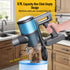 8-in-1 Cordless Vacuum Cleaner 2 Modes Anti-Tangle Brush For Pet Hair On Hardwood Floors & Carpets