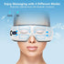 Eye Massager with Heat, Vibration and Warm Compress, Smart Sleeping Eyes Mask with Bluetooth Can Connect with Phone for Music