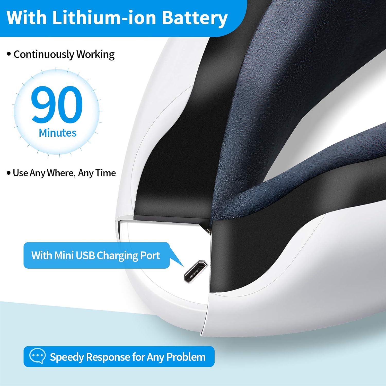 Eye Massager with Heat, Vibration and Warm Compress, Smart Sleeping Eyes Mask with Bluetooth Can Connect with Phone for Music