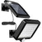 2 Pack 56 LED Solar Lights Outdoor Motion Sensor Ip65 Waterproof 120 Degree Lighting Angle With 5M Cable