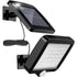 2 Pack 56 LED Solar Lights Outdoor Motion Sensor Ip65 Waterproof 120 Degree Lighting Angle With 5M Cable