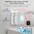 Wireless Doorbell 150M, LED Indicator, 36 Melodies With 4 Volume Levels, 1 Transmitter And 1 Spare, Wireless Home Chime