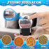 Aquarium Fish Feeder, Multifunctional Adjustable Automatic Food Dispenser Plug In Turtle Vacation Feeder Resun Af2020