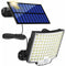 106 LED Solar Lights Outdoor With Motion Sensor, Ip65 Waterproof, 120° Lighting Angle, Solar Wall Light For Garden With