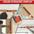 Foldable Level, 5-Section Multi-Angle Magnetic Level Tool With 4 Leveling Bubbles 45° 90° 180° Multifunction
