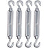 4 pcs M6 Adjustable Cable Turnbuckle With Hook And Loop - Cable Tension (4 pcs, M6)
