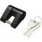 Caravan Security Locks For Safe And Durable Theft Protection, Unisex Metal Locksmith Tools, Trailer Lock, Black