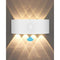 Outdoor Wall Light, 8W Indoor Motion Sensor Lamp, 3000K Warm White Bedroom Wall Light, Waterproof Ip65, Balcony,