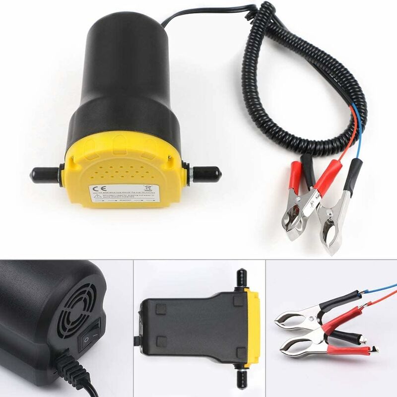 Diesel Oil Pump, Electric Oil Change Pump Diesel Oil Extractor Suction 12V 60W For Car Fluid Extractor Diesel Change,